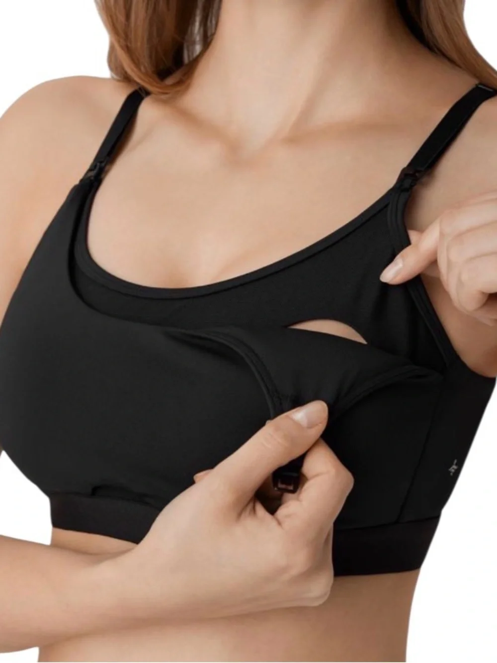 Halara SpeedWave Adjustable Hook Quick Dry Nursing Workout Sports Bra Large NEW